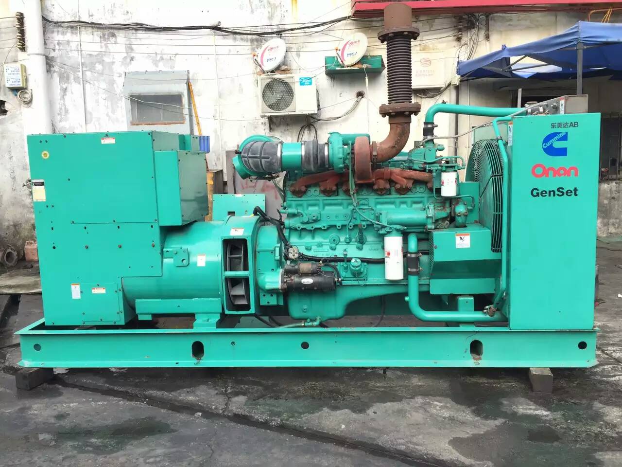 乐都租赁发电机-柴油发电机不正常冒烟的原因
